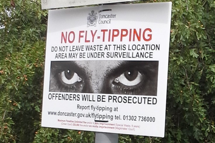 Waste prosecutions - fly tipping notice